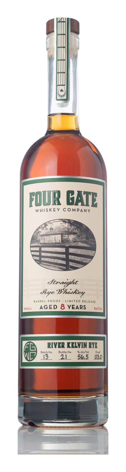 River Kelvin Rye 8 Year bottle