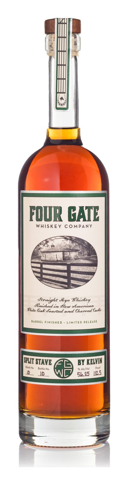 Split Stave by Kelvin Rye bottle